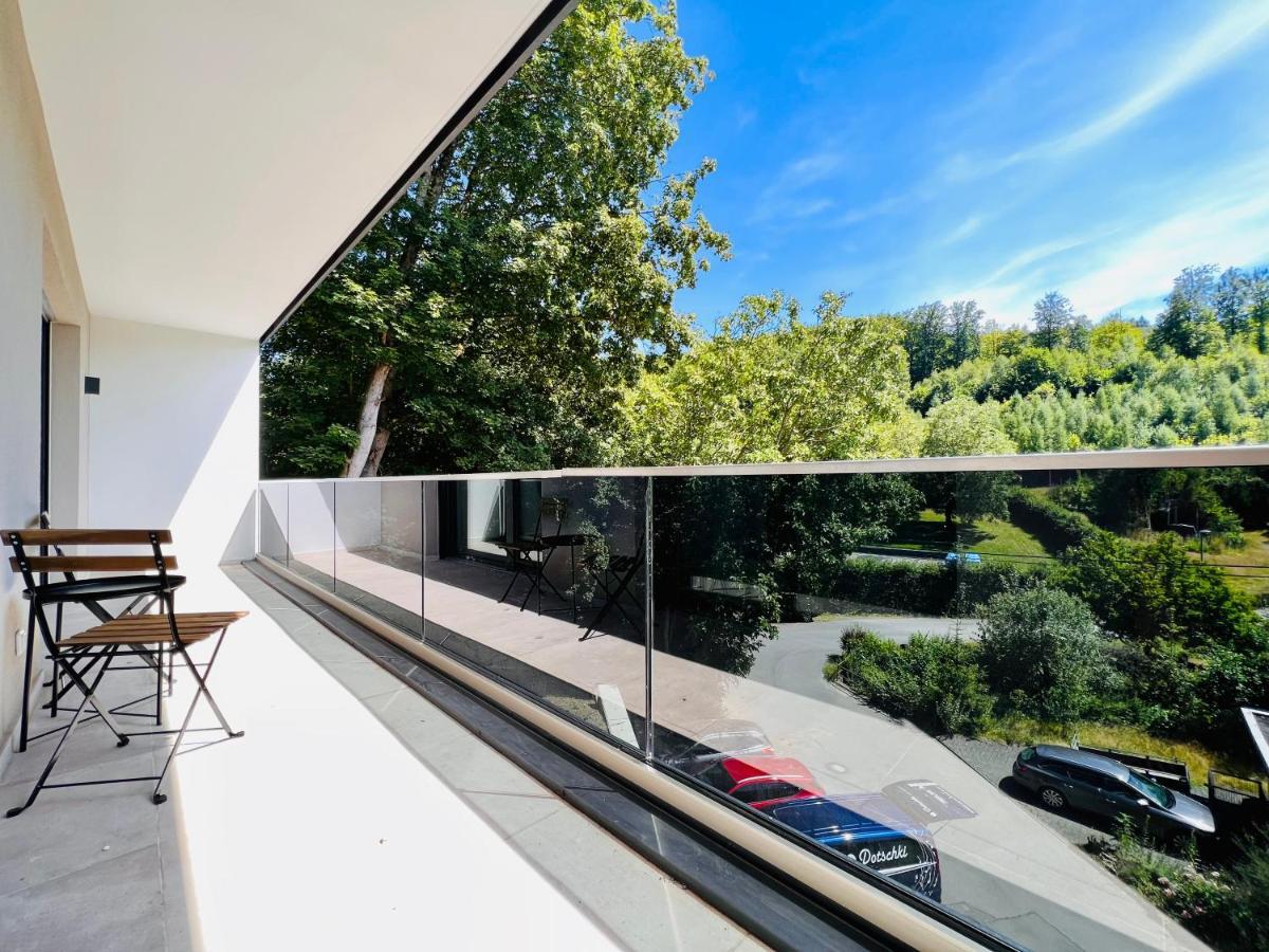 Idyllische Ferienwohnung Mit Balkon & Ausblick Arzbach Bagian luar foto